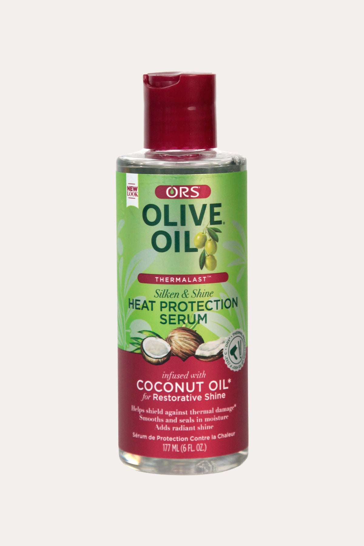 ORS OLIVE OIL SILKEN & SHINE HEAT PROTECTION SERUM 6oz