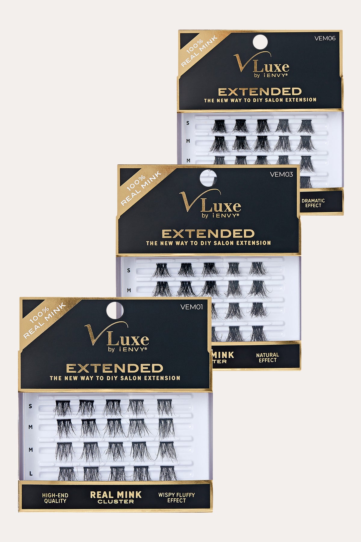 V LUXE BY I ENVY EXTENDED REAL MINK LASH - BSW BEAUTY CANADA