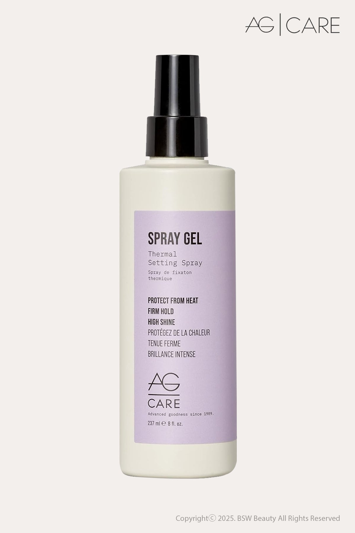 AG CARE SPRAY GEL THERMAL SETTING SPRAY 8oz - BSW BEAUTY CANADA
