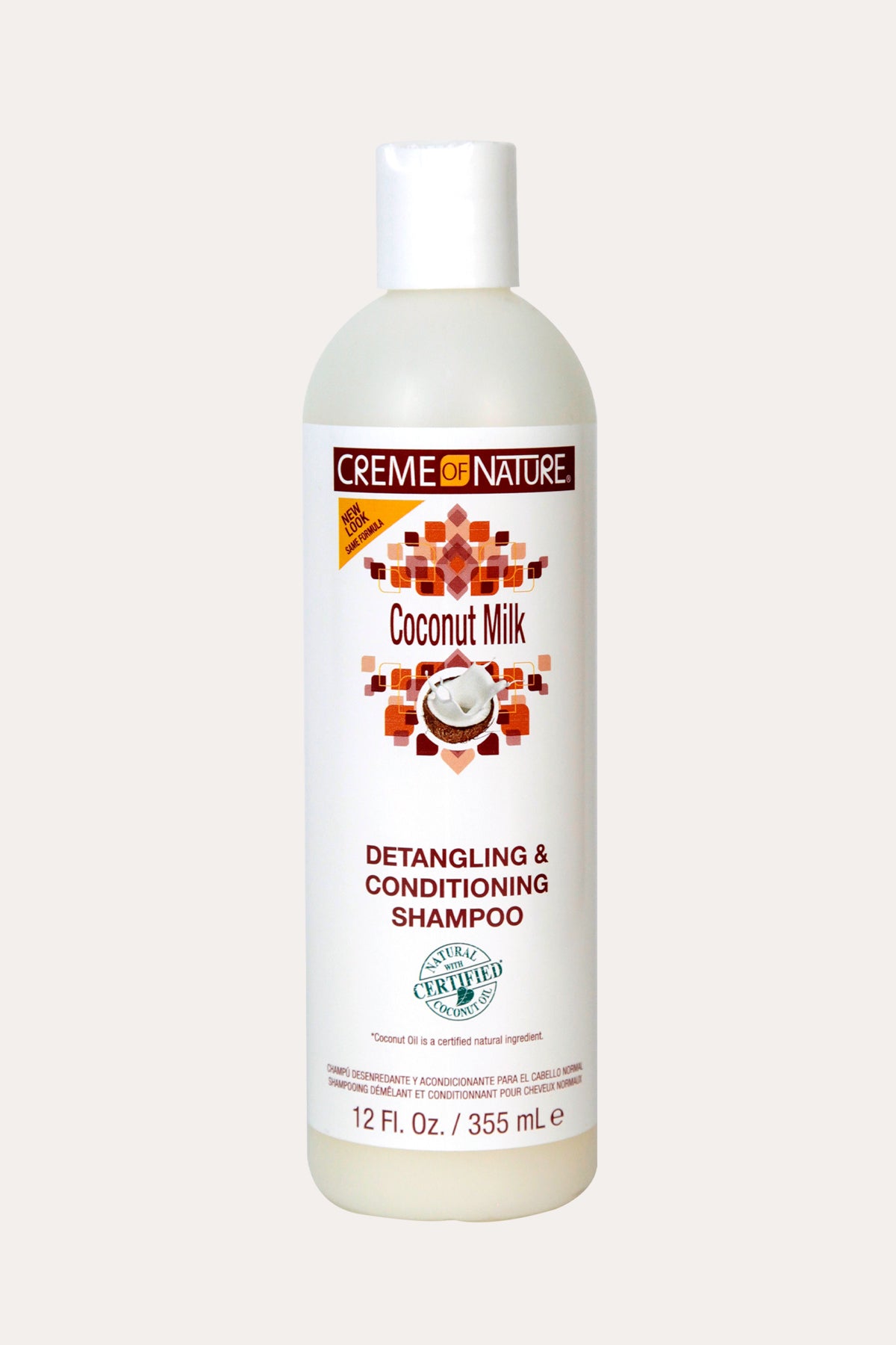 CREME OF NATURE COCONUT MILK DETANGLING & CONDITIONING SHAMPOO 12oz