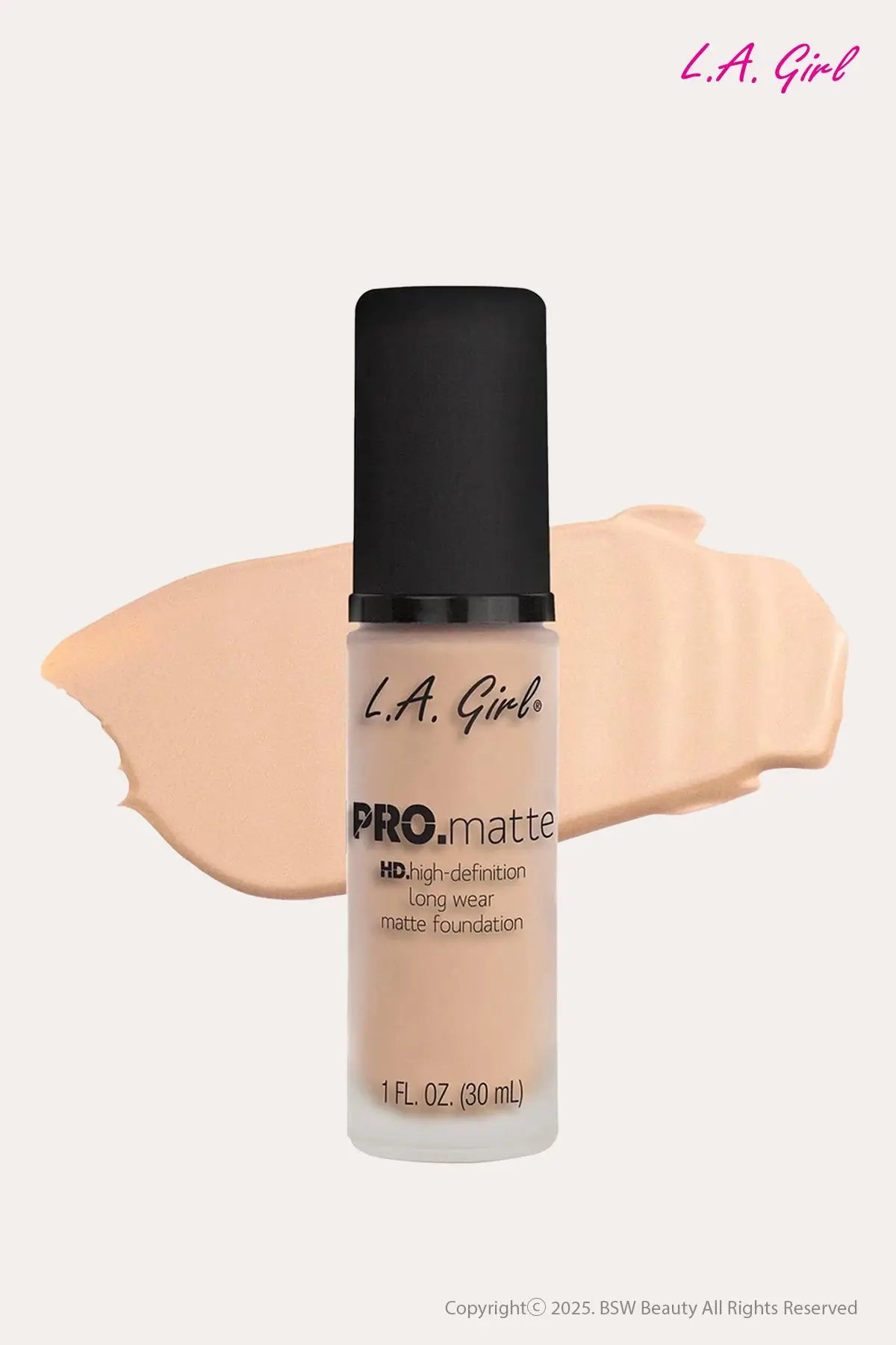L.A GIRL PRO MATTE FOUNDATION 1oz - BSW BEAUTY CANADA