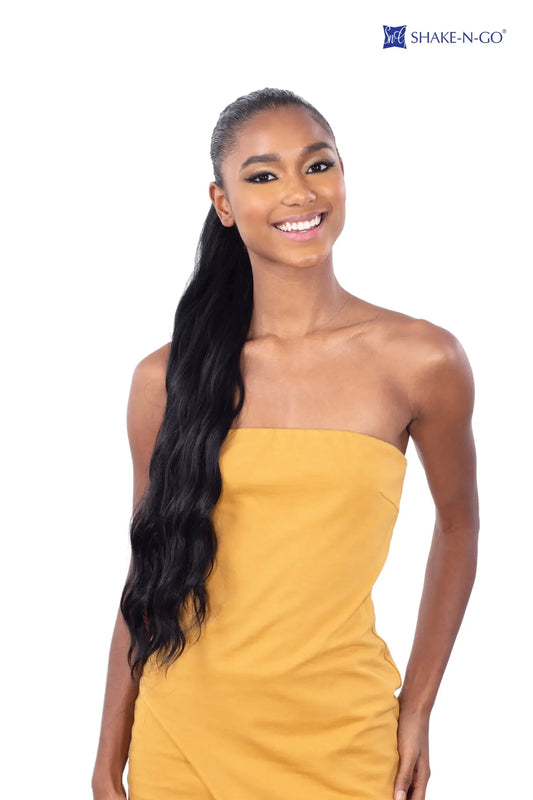 SHAKE N GO ORGANIQUE PONY PRO PONYTAIL DREAM WAVE 24" - BSW BEAUTY CANADA