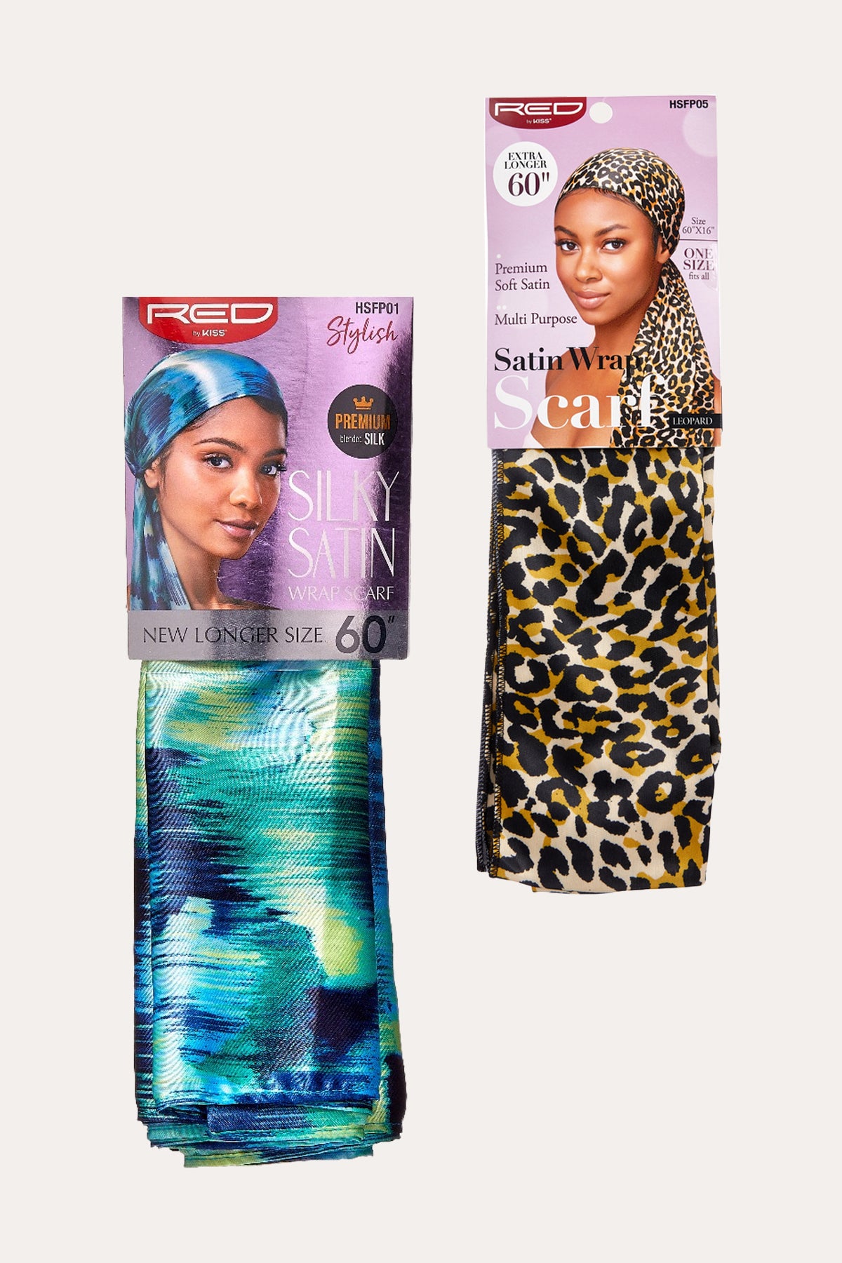 RED BY KISS SILK SATIN WRAP SCARF - BSW BEAUTY CANADA