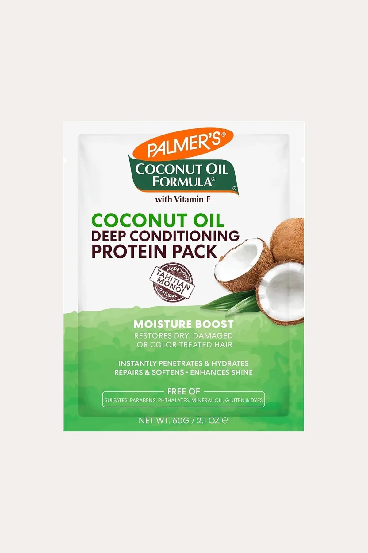 PALMER'S COCONUT OIL DEEP CONDITIONING PROTEIN PACK 2.1oz PALMER'S