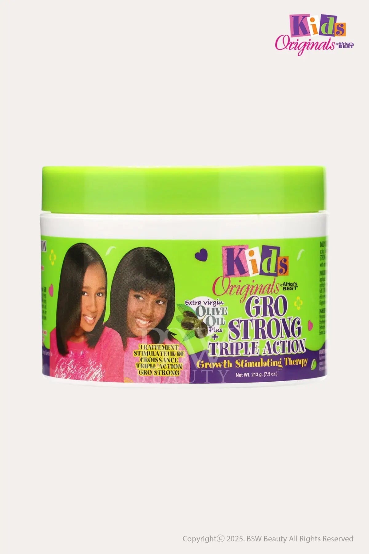 AFRICA'S BEST KIDS ORIGINALS GRO STRONG TRIPLE ACTION GROWTH STIMULATING THERAPY 7.5oz - BSW BEAUTY CANADA