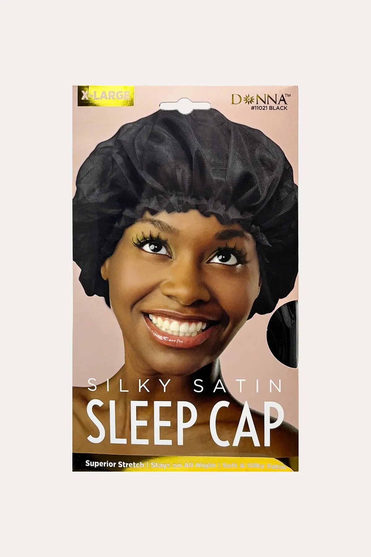 DONNA CAP PREMIUM COLLECTION SATIN SLEEP CAP X-LARGE - BSW BEAUTY CANADA