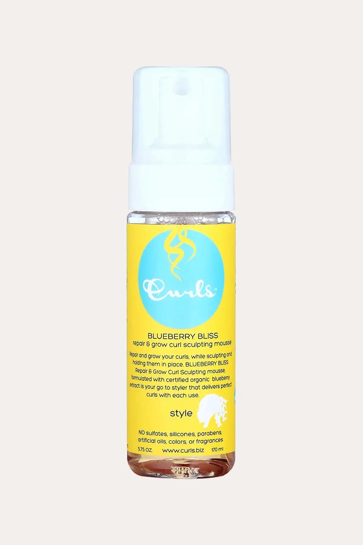 CURLS BLUEBERRY BLISS REPAIR & GROW CURL SCULPTING MOUSSE 5.75oz - BSW BEAUTY CANADA