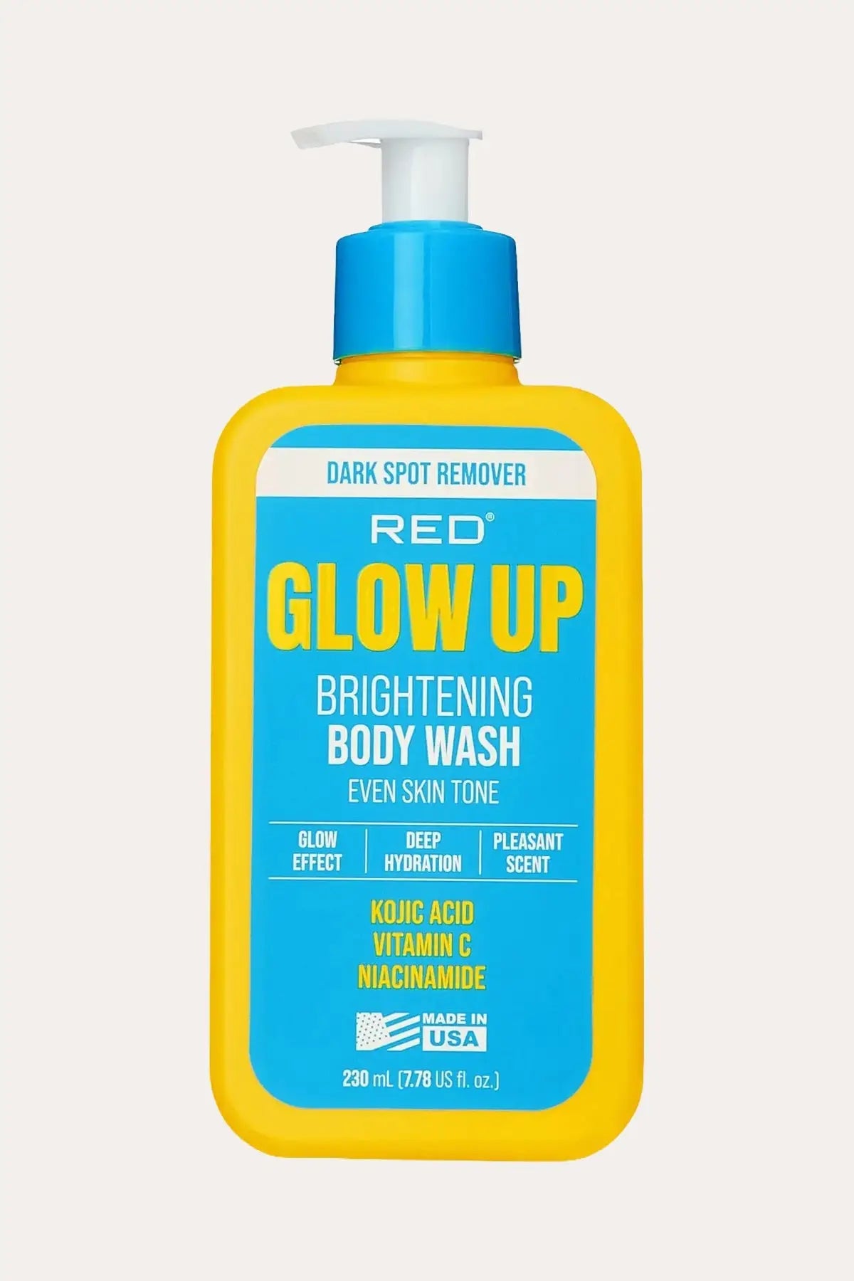 RED BY KISS GLOW UP BRIGHTENING BODY WASH -  KOJIC ACID, VITAMIN C & NIACINAMIDE - BSW BEAUTY CANADA