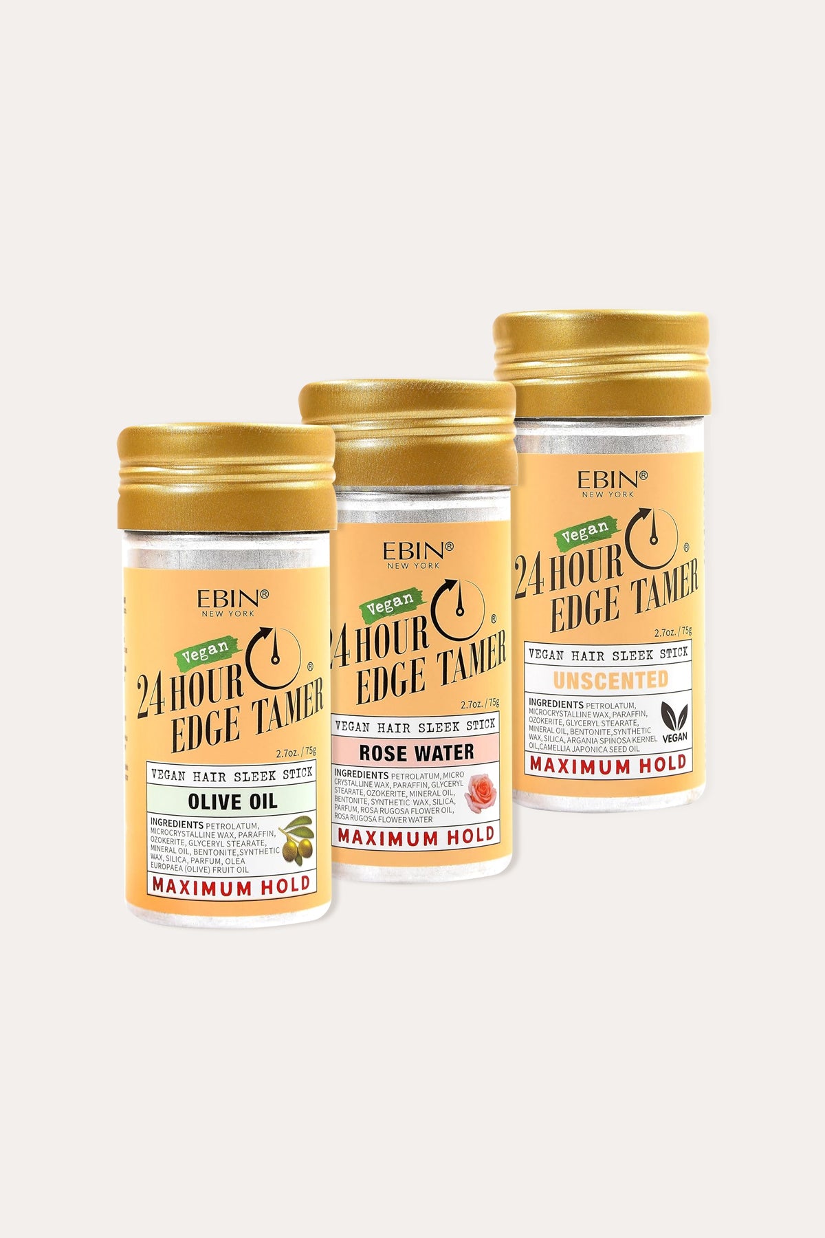 EBIN 24 HOUR EDGE TAMER VEGAN HAIR SLEEK STICK 2.7oz - BSW BEAUTY CANADA