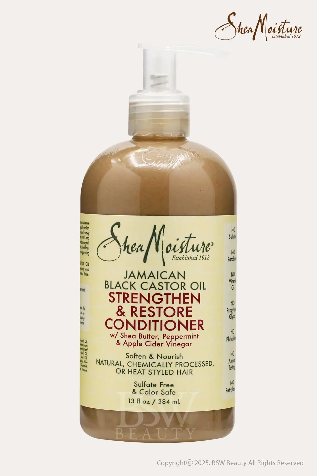 SHEA MOISTURE JAMAICAN BLACK CASTOR OIL STRENGTHEN, GROW & RESTORE CONDITIONER 13oz - BSW BEAUTY CANADA