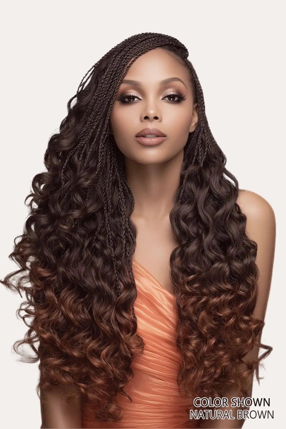 JANET 100% HUMAN HAIR FEATHER CROCHET BRAID - BODY 18" JANET COLLECTION