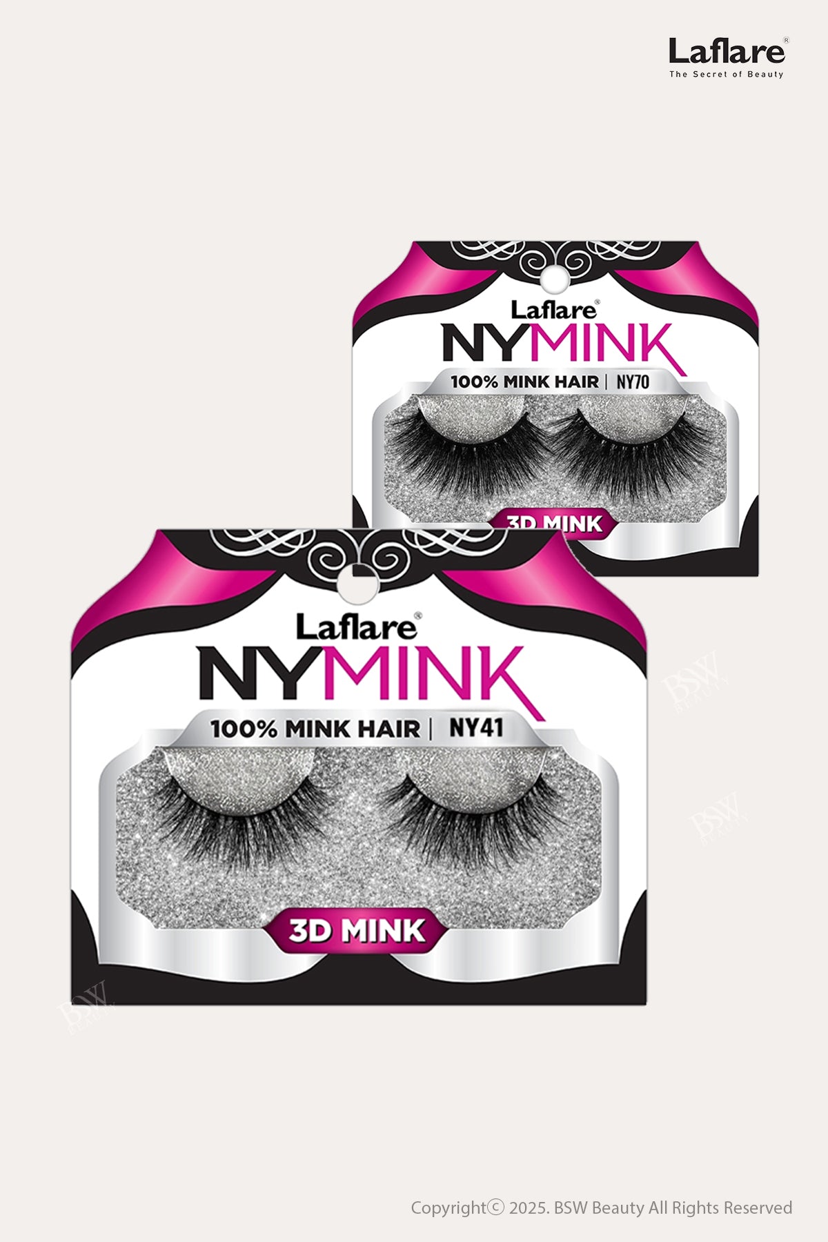 LAFLARE  3D NY MINK LASHES - BSW BEAUTY CANADA