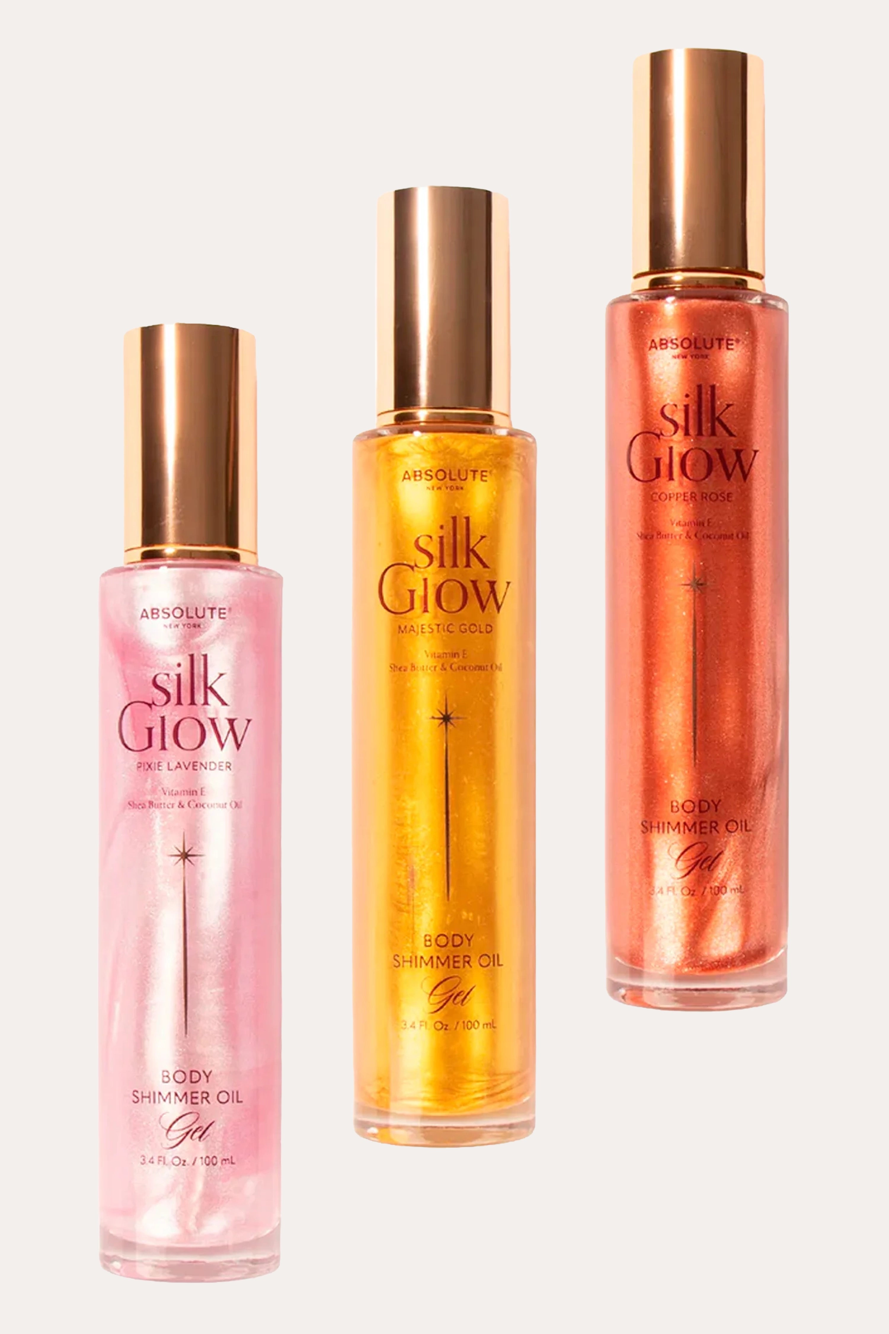 ABSOLUTE NY SILK GLOW BODY OIL GEL