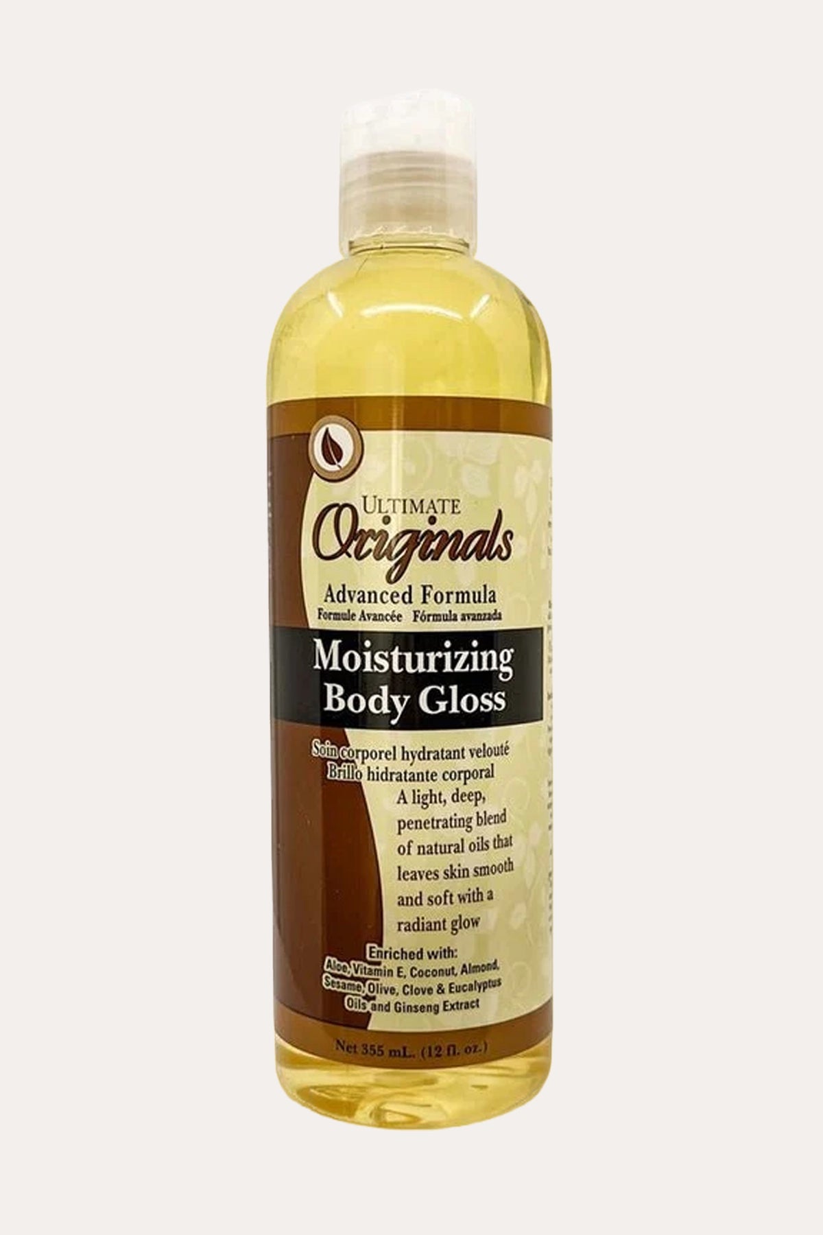 ULTIMATE ORGANICS MOISTURE BODY GLOSS 12oz