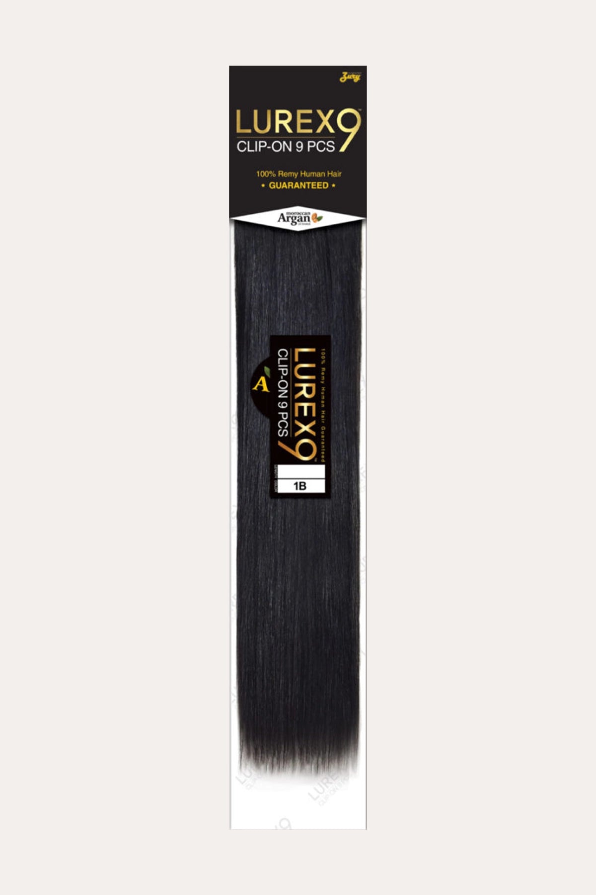 ZURY LUREX 9 EXTENSION À CLIPS 9 PIÈCES LISSE 22"