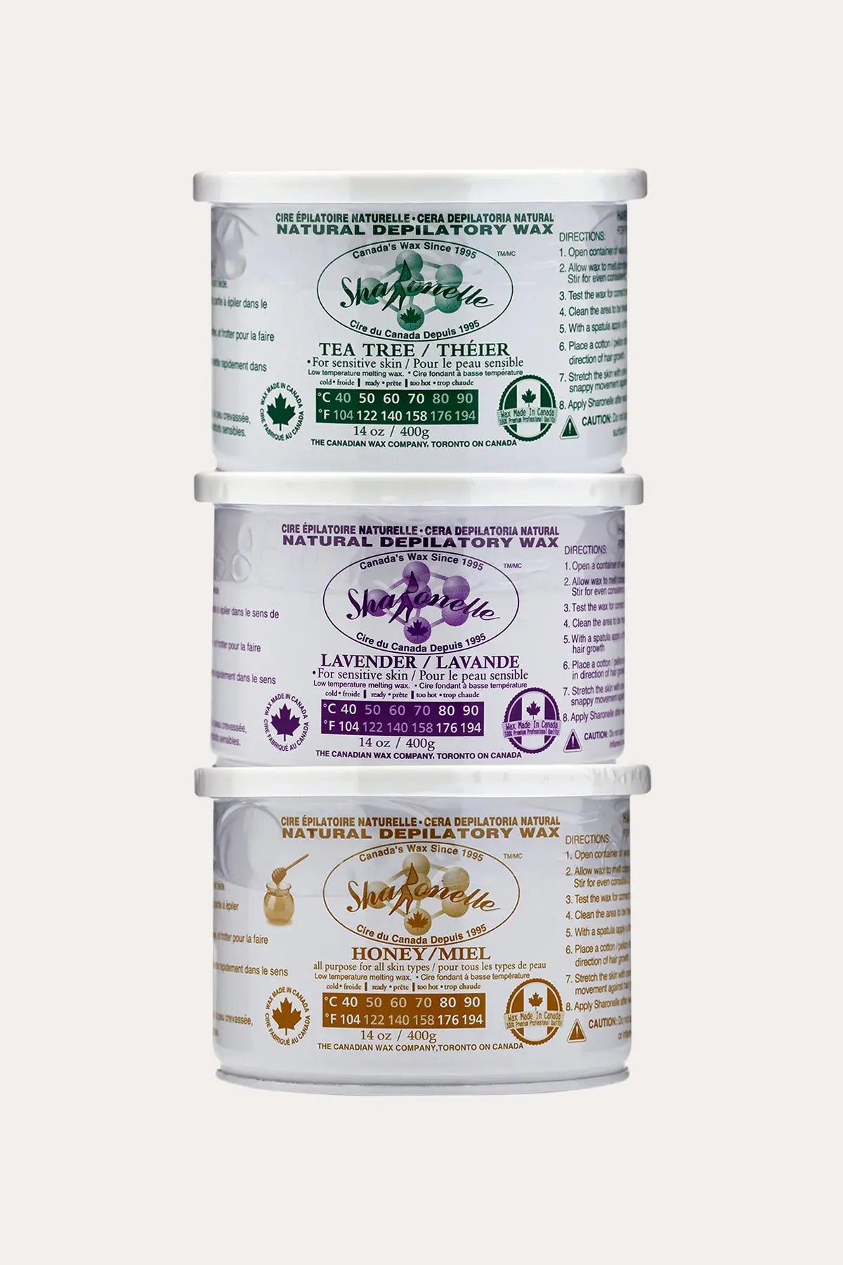 SHARONELLE NON - NATURAL DEPILATORY WAX 14oz - BSW BEAUTY CANADA