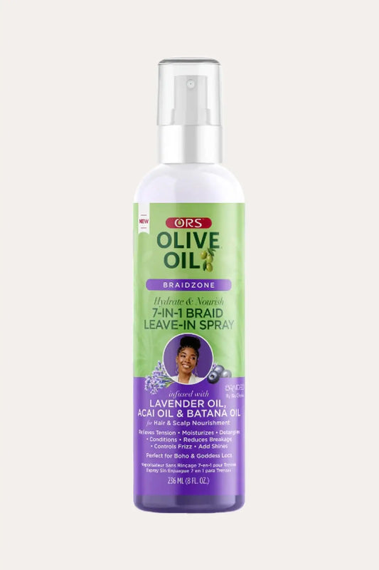 ORS OLIVE OIL BRAIDZONE 7-IN-1 BRAID LEAVE IN SPRAY 8oz ORS