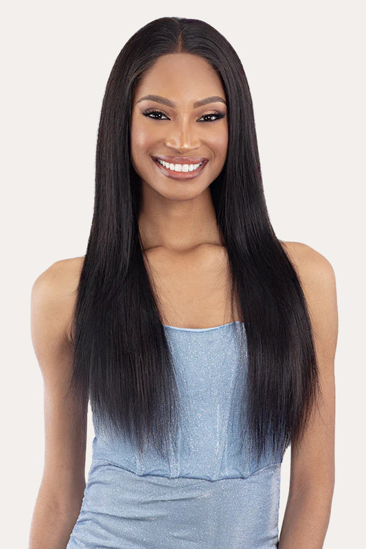 SHAKE N GO  GLOSSY 100% VIRGIN REMY HAIR GLUELESS 13X4 HD 360 LACE FRONT WIG - STRAIGHT 24" - BSW BEAUTY CANADA