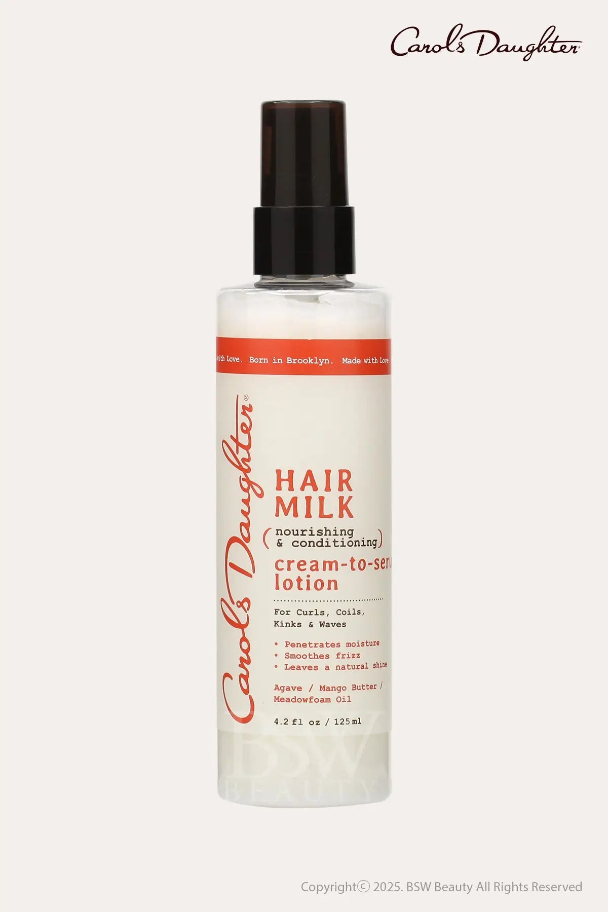 CAROLS DAUGHTER HAIR MILK NOURISHING & CONDITIONING CREAM-TO-SERUM LOTION 4.2oz - BSW BEAUTY CANADA