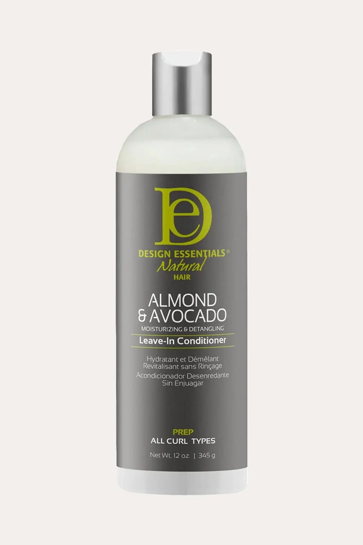 DESIGN ESSENTIALS ALMOND & AVOCADO DETANGLING LEAVE-IN CONDITIONER DESIGN ESSENTIALS