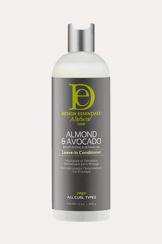 DESIGN ESSENTIALS ALMOND & AVOCADO DETANGLING LEAVE-IN CONDITIONER DESIGN ESSENTIALS