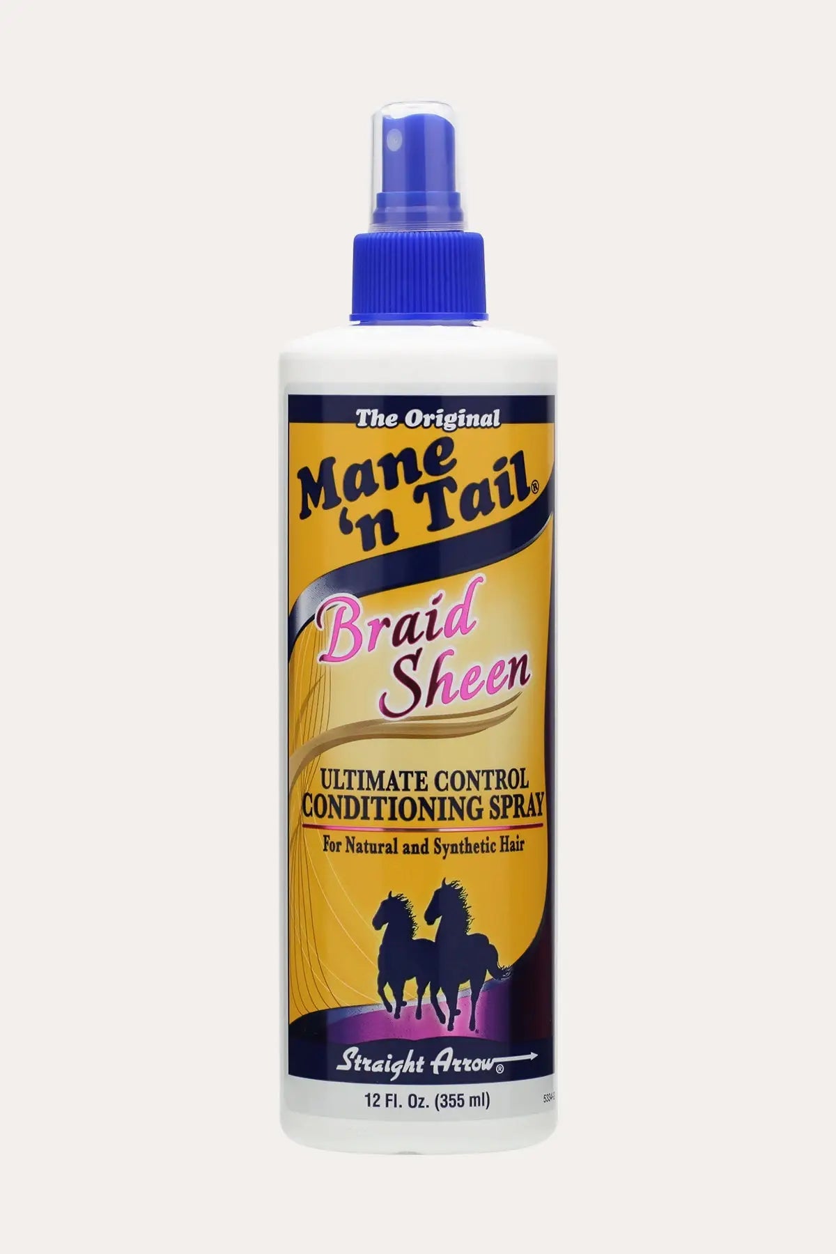 MANE'N TAIL BRAID SHEEN  ULTIMATE CONTROL CONDITIONING SPRAY 12oz - BSW BEAUTY CANADA