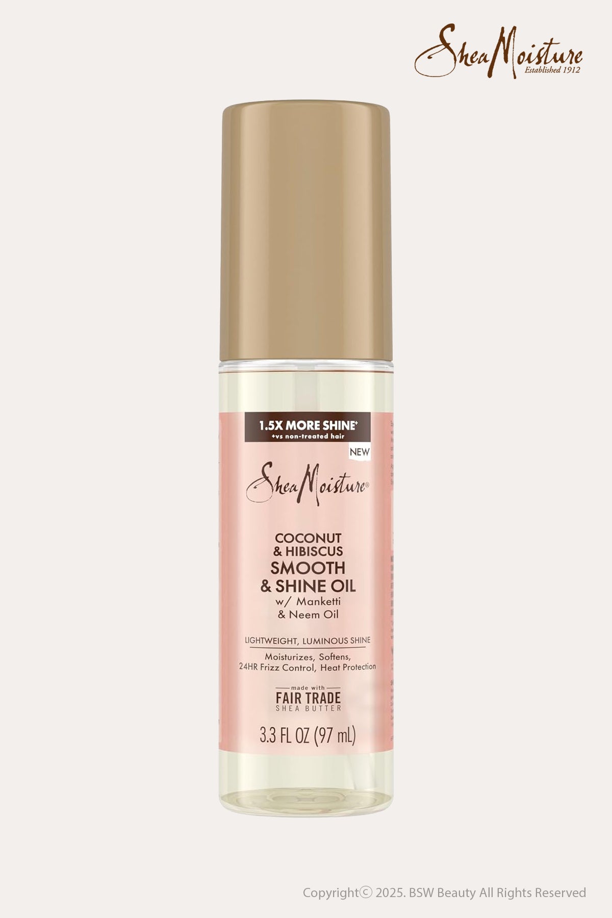 SHEA MOISTURE COCONUT SMOOTH/SHINE OIL 3.3oz - BSW BEAUTY CANADA