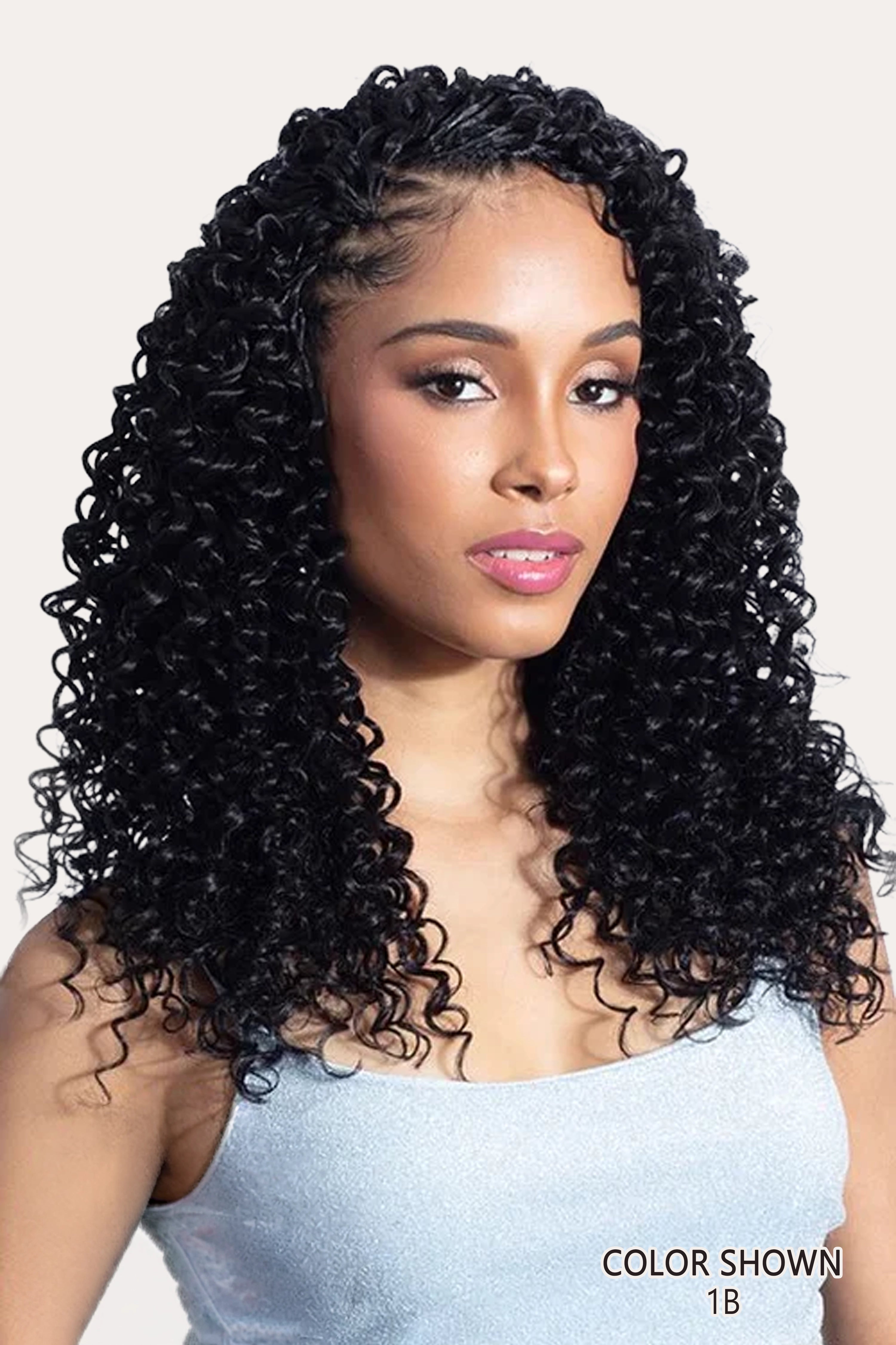 SHAKE N GO ORGANIQUE FEATHER CROCHET -  WATER CURL 18