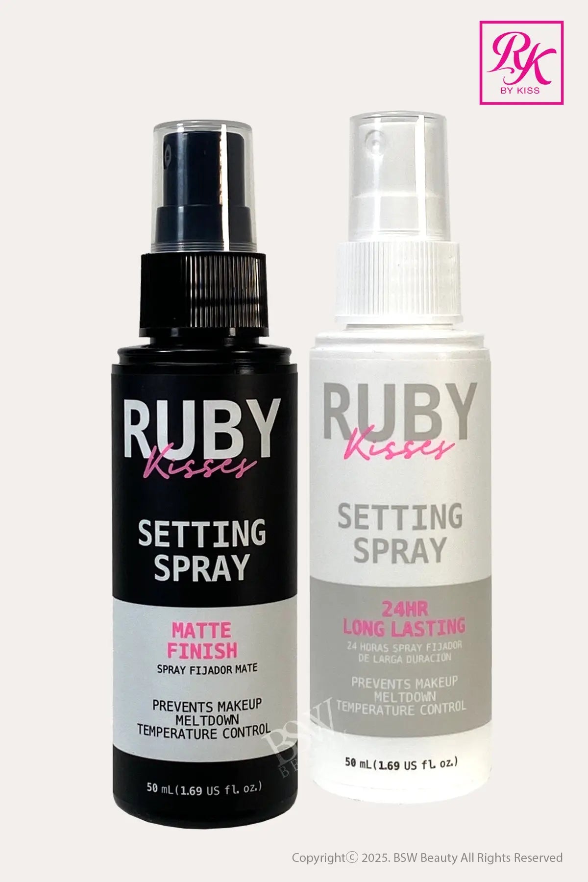 RUBY KISS BY KISS NEVER TOUCH UP SETTING SPRAY - BSW BEAUTY CANADA