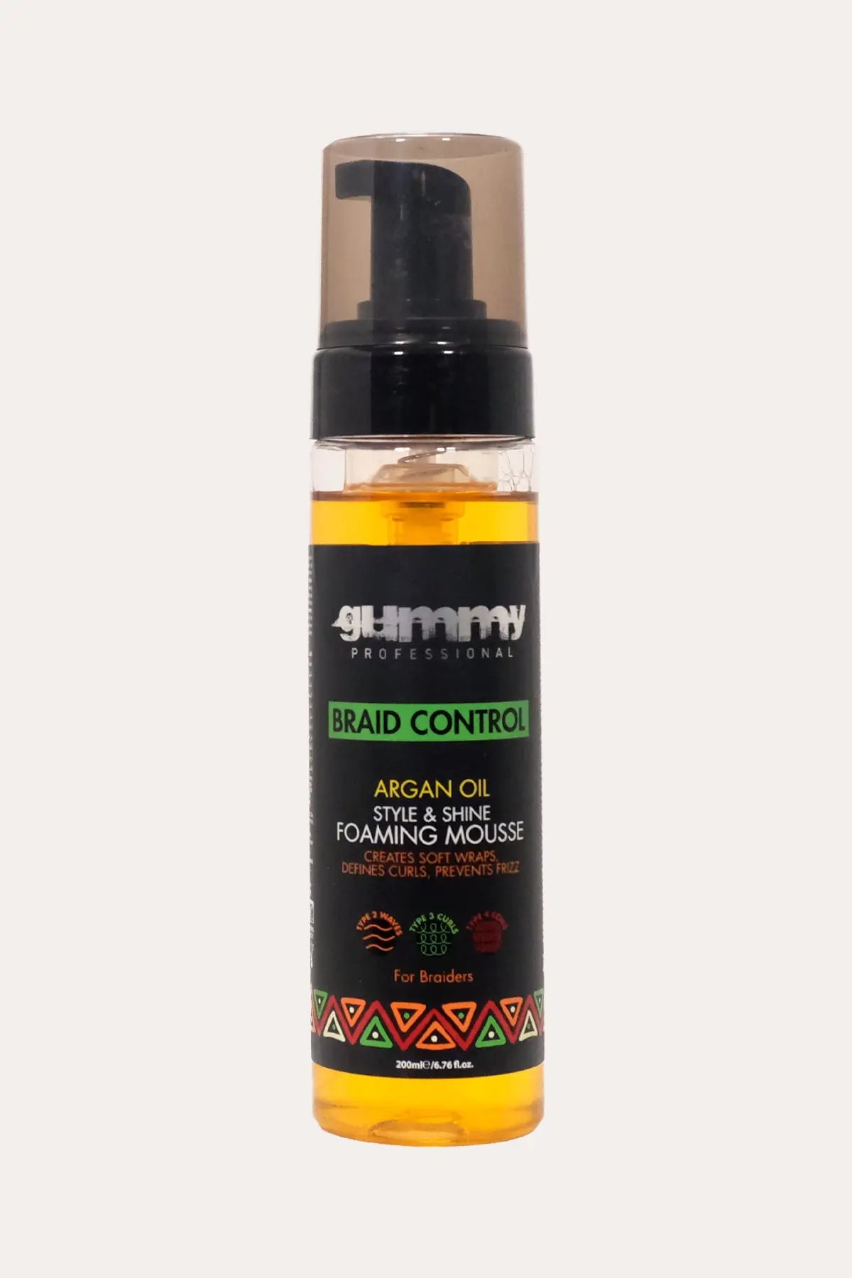 GUMMY PROFESSIONAL BRAID CONTROL FOAMING MOUSSE 200ml GUMMY
