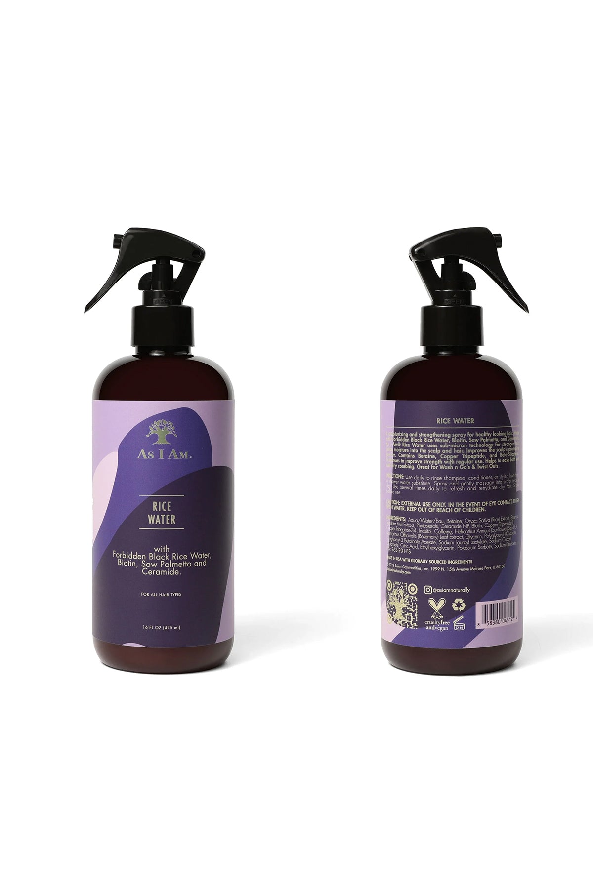 AS I AM RICE WATER SPRAY 16oz - BSW BEAUTY CANADA