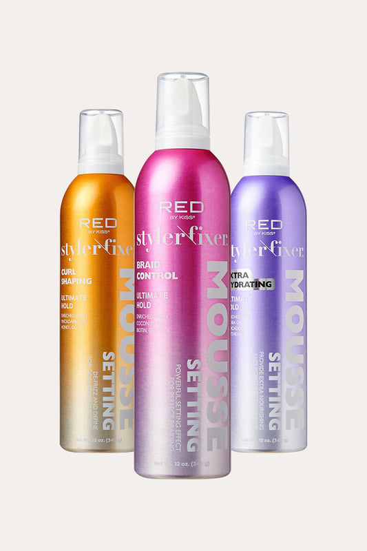 RED BY KISS SETTING MOUSSE BRAID FRIZZ CONTROL - BSW BEAUTY CANADA