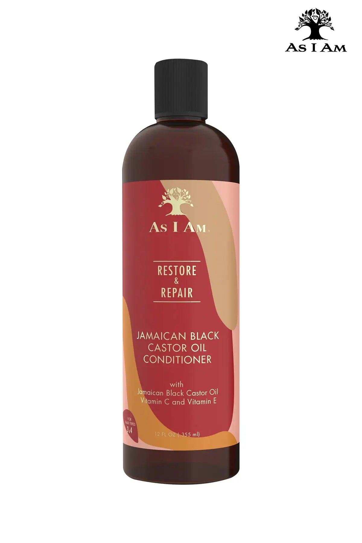 AS I AM RESTORE & REPAIR JAMAICAN BLACK CASTOR OIL CONDITIONER 12oz - BSW BEAUTY CANADA