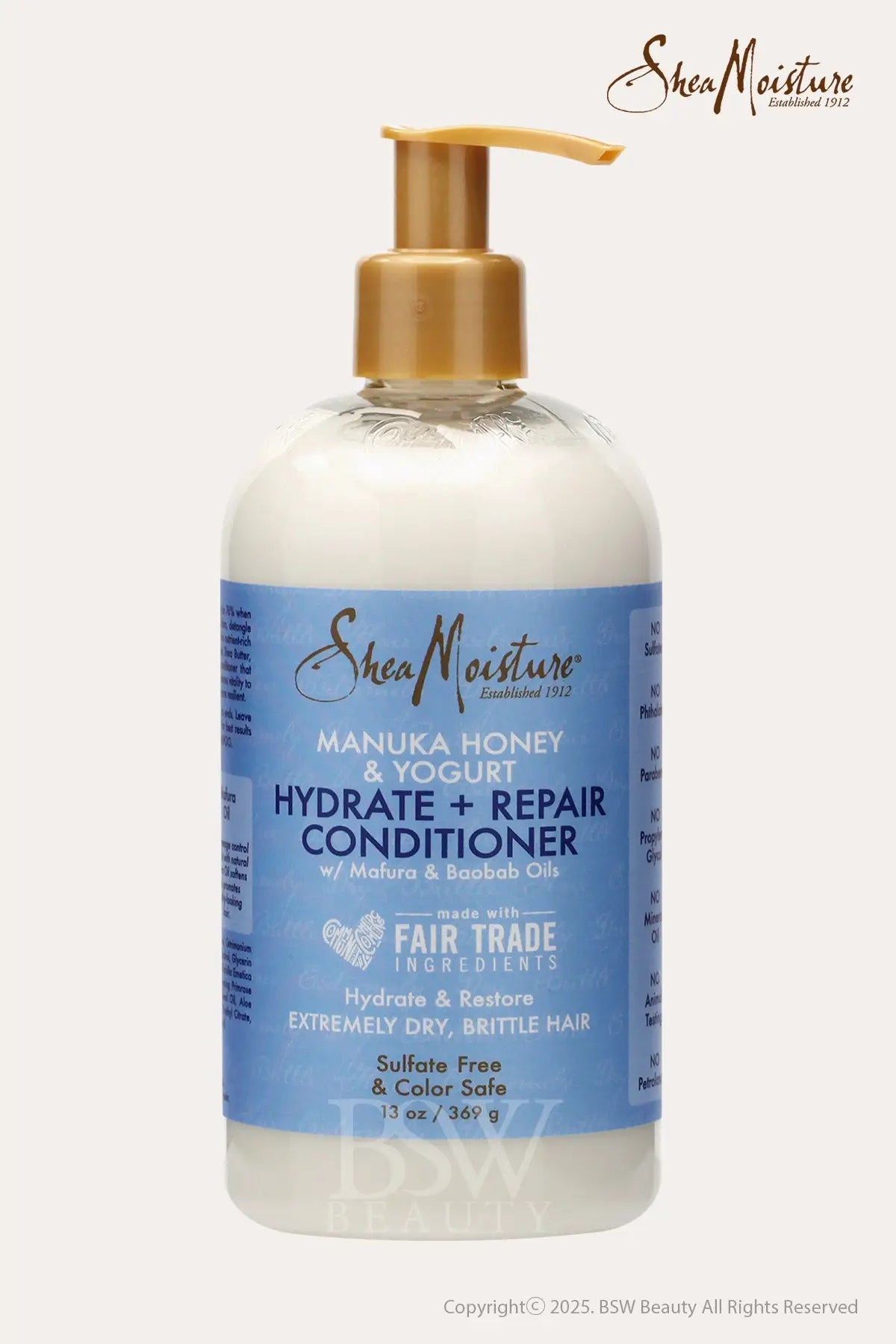 SHEA MOISTURE MANUKA HONEY&YOGURT HYDRATE + REPAIR CONDITIONER 13oz - BSW BEAUTY CANADA