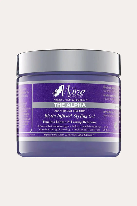 THE MANE CHOICE CRYSTAL ORCHID BIOTIN INFUSED STYLING GEL 16oz - BSW BEAUTY CANADA