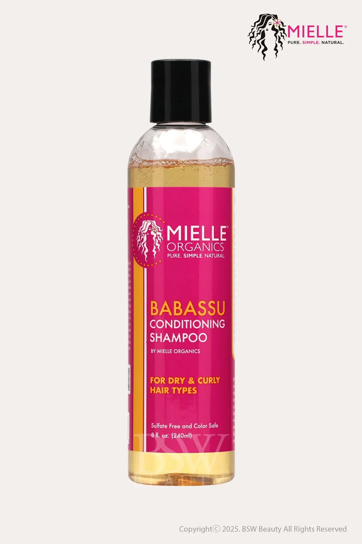 MIELLE ORGANICS BABASSU CONDITIONING SHAMPOO 8oz - BSW BEAUTY CANADA