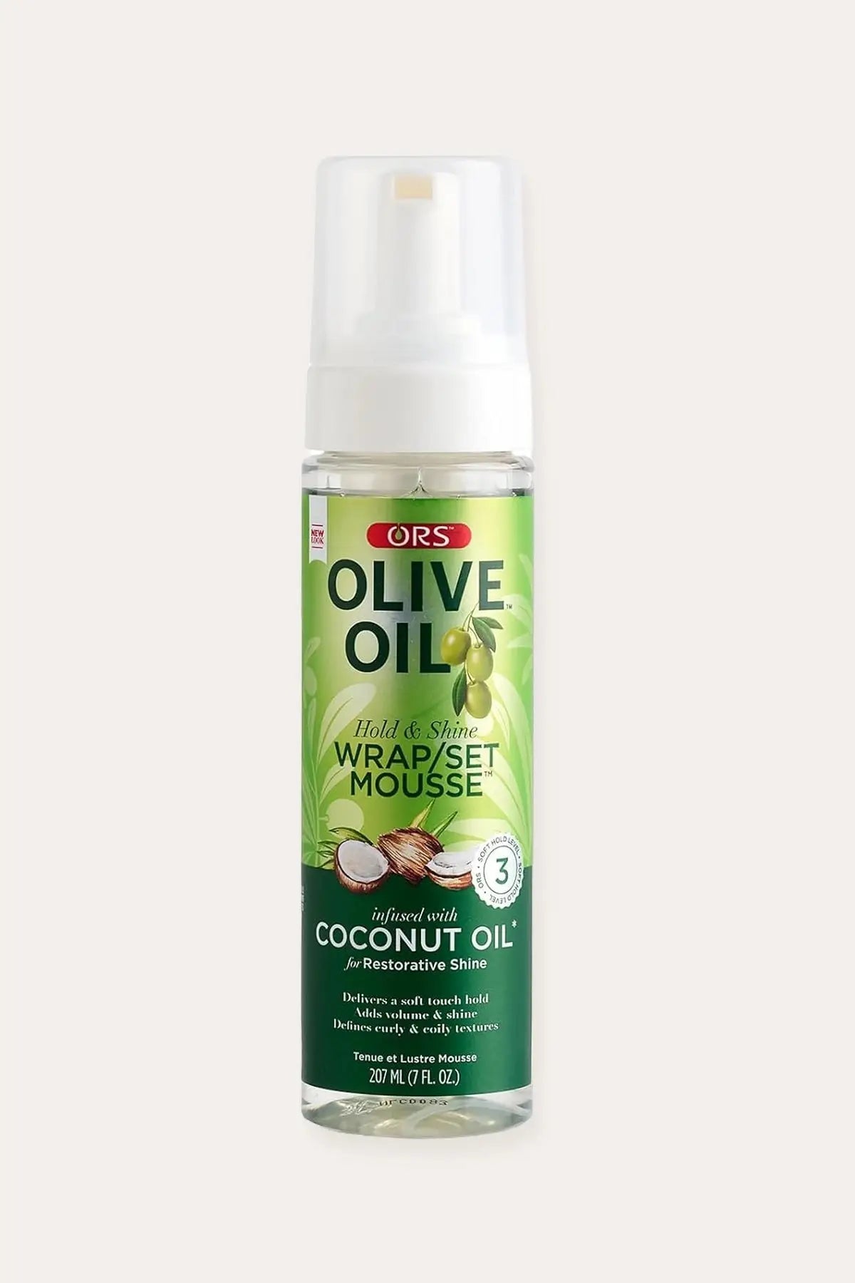 ORS OLIVE OIL HOLD & SHINE WRAP SET MOUSSE 7oz ORS
