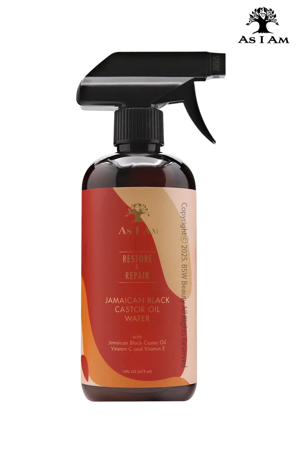 AS I AM RESTORE & REPAIR JAMAICAN BLACK CASTOR OIL WATER 16oz - BSW BEAUTY CANADA