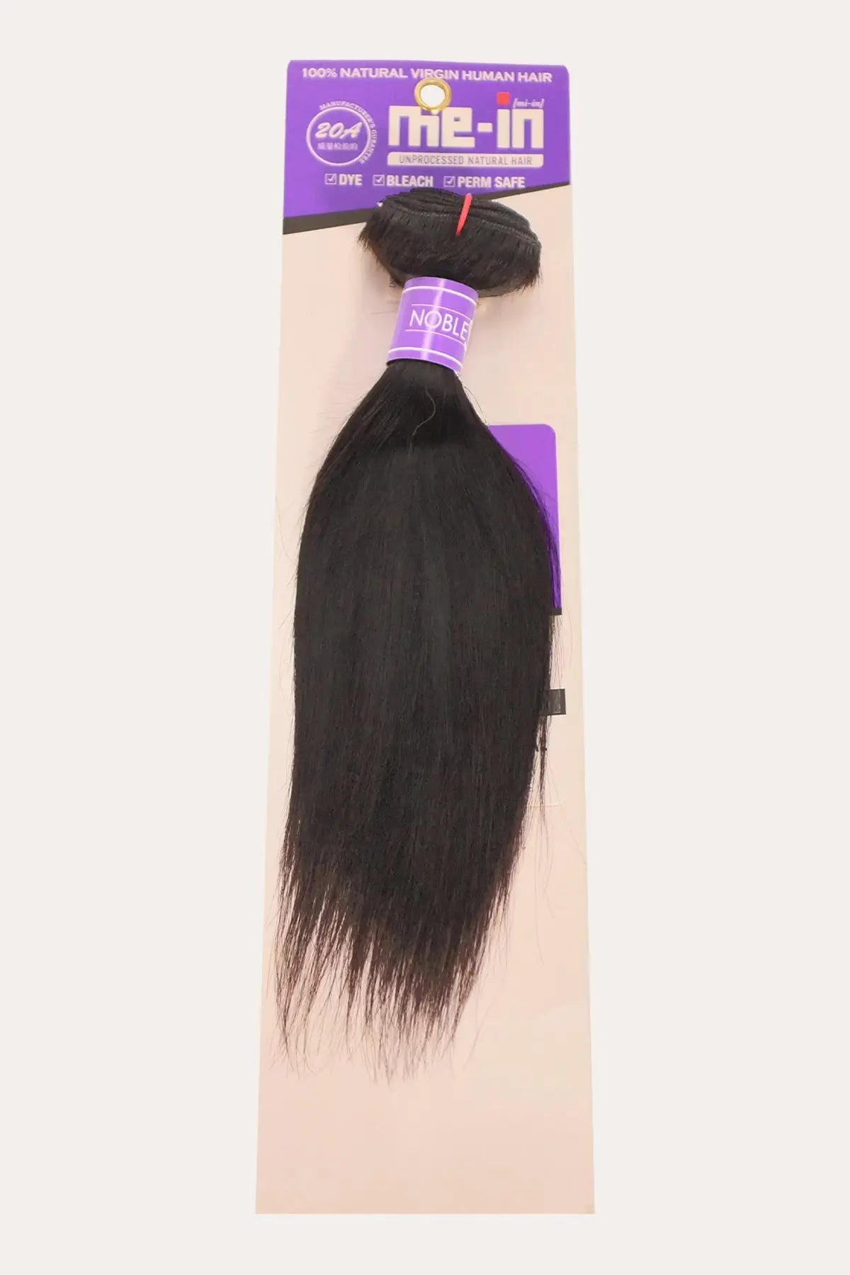 NOBLESSE ME-IN 20A UNPROCESSED HUMAN HAIR BUNDLE - STRAIGHT 12" NOBLESSE