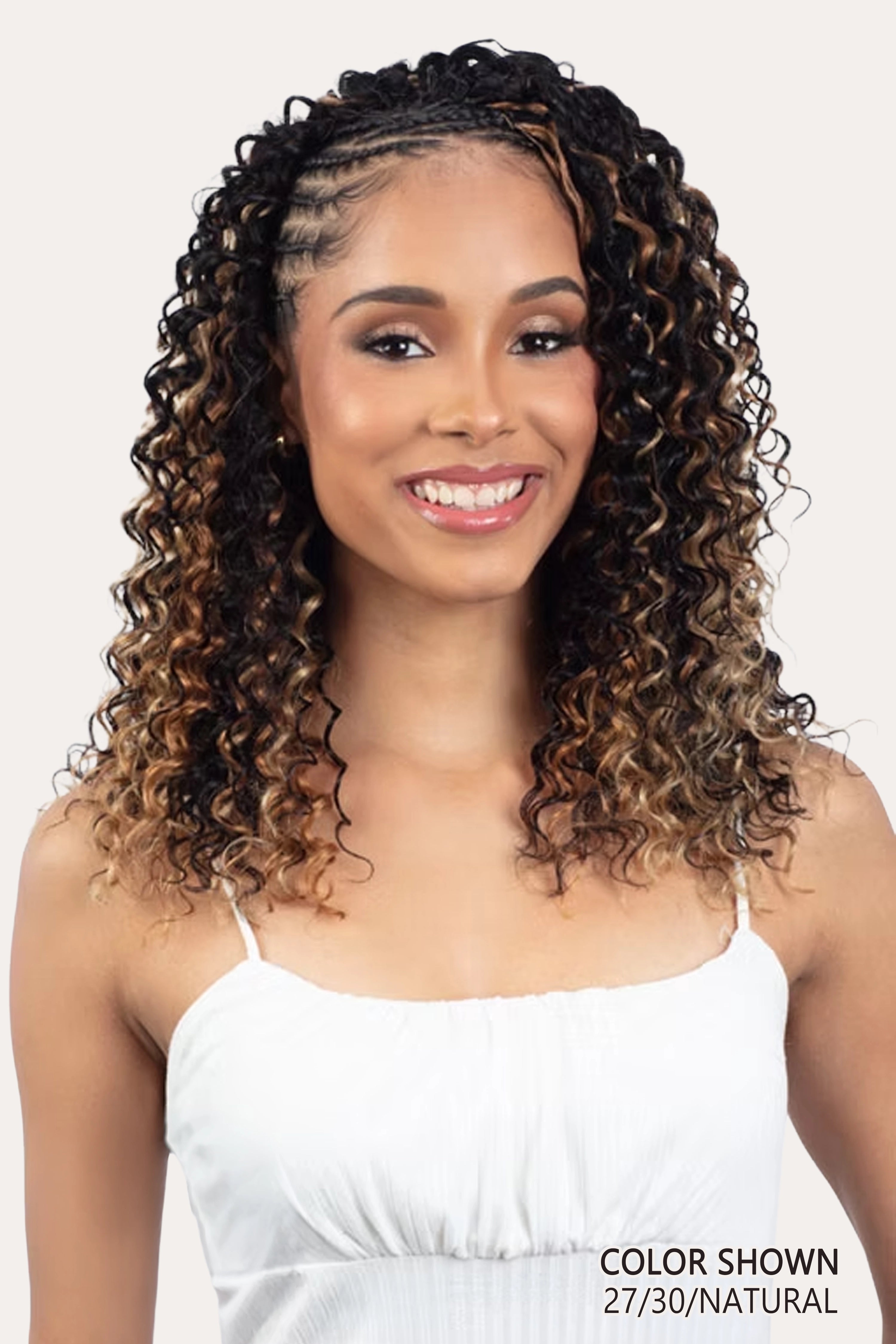 MAYDE 100% REMY HUMAN HAIR FEATHER CROCHET - DEEP 14