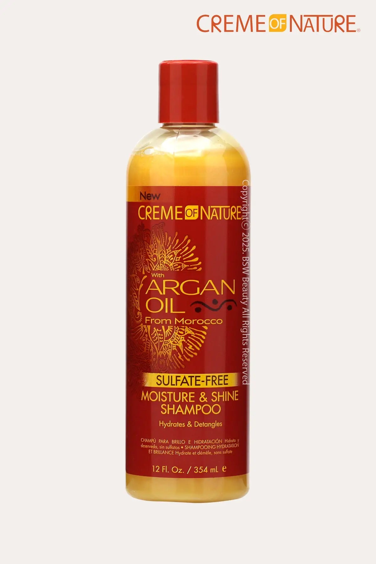 CREME OF NATURE ARGAN OIL MOISTURE & SHINE SHAMPOO - BSW BEAUTY CANADA