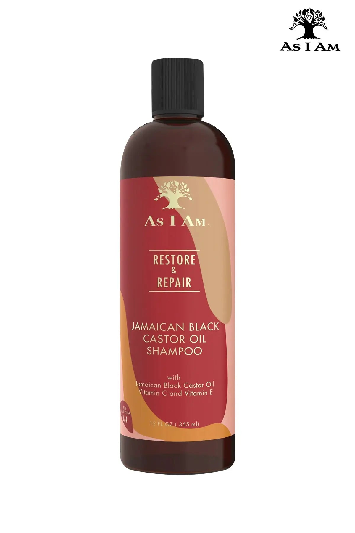 AS I AM RESTORE & REPAIR JAMAICAN BLACK CASTOR OIL SHAMPOO 12oz - BSW BEAUTY CANADA