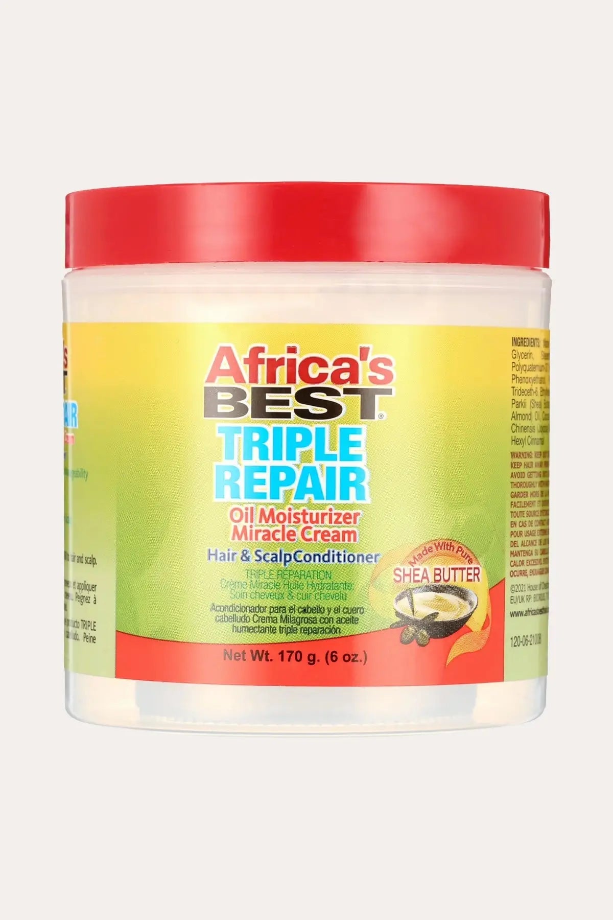 AFRICA'S BEST TRIPLE REPAIR HAIER AND SCALP CONDITIONER 6oz AFRICA'S BEST