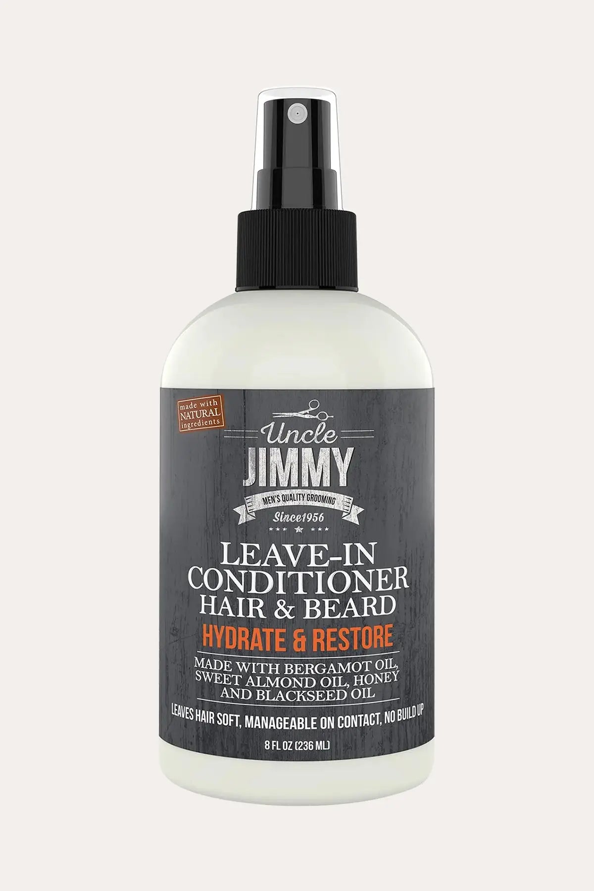 UNCLE JIMMY HAIR & BEARD LEAVE-IN CONDITIONER 8oz - BSW BEAUTY CANADA