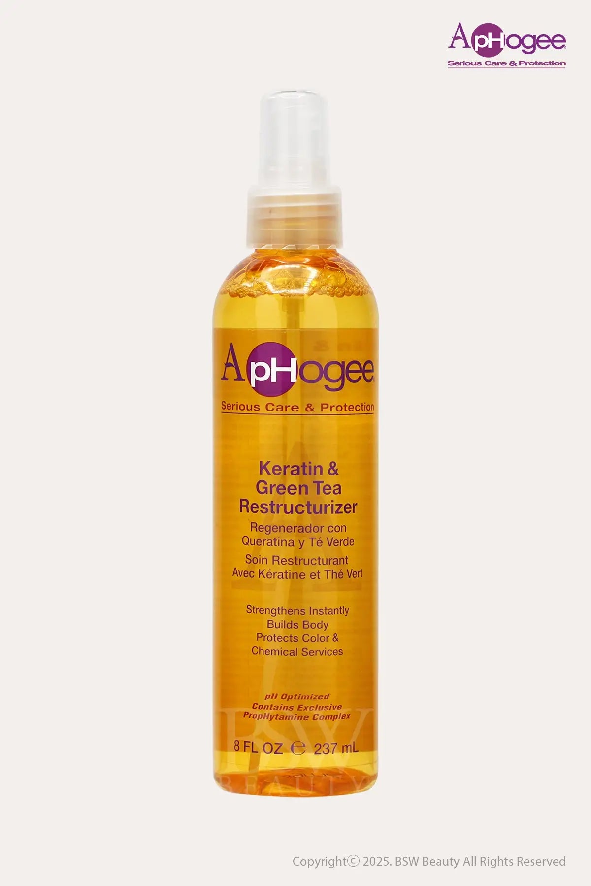 APHOGEE KERATIN & GREEN TEA RESTRUCTURIZER 8oz - BSW BEAUTY CANADA