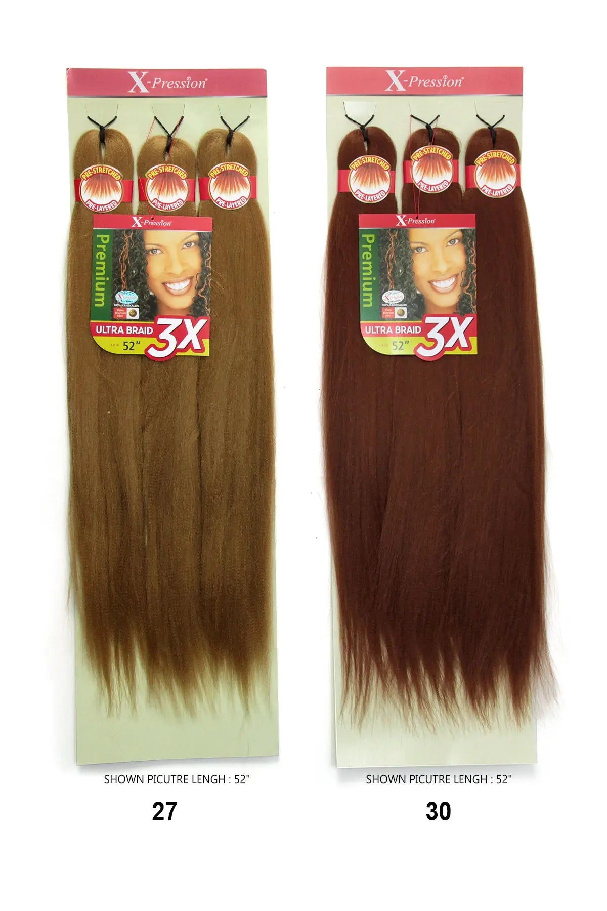 OUTRE 3X X-PRESSION PRE-STRETCHED ULTRA BRAID 52" OUTRE