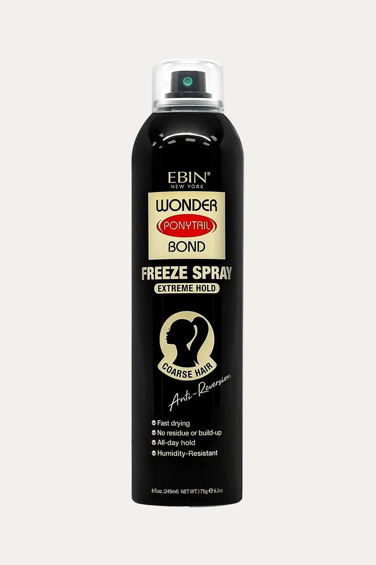 EBIN WONDER PONYTAIL BOND FREEZE SPRAY EXTREME HOLD 8oz - BSW BEAUTY CANADA