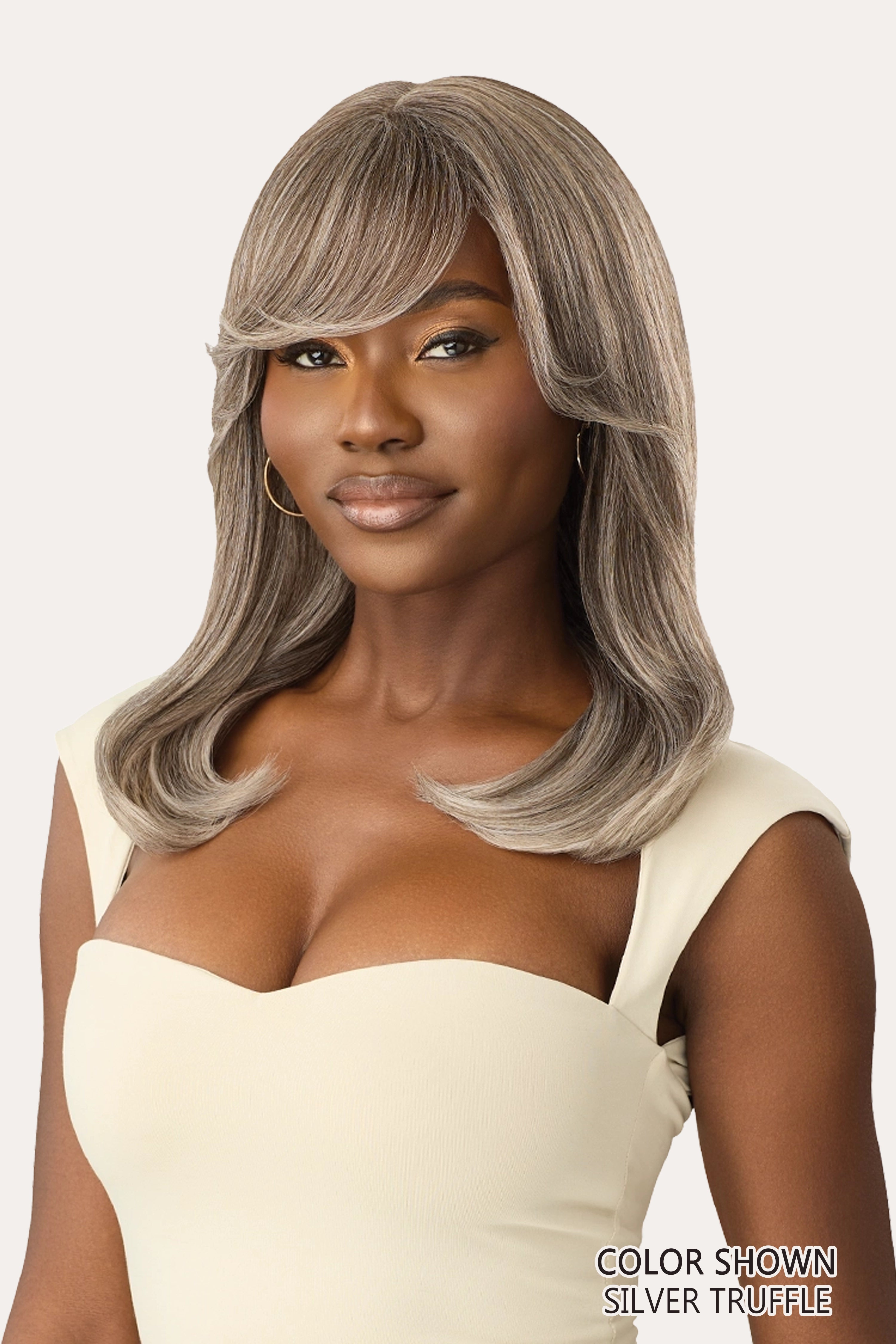 OUTRE WIG POP GRAY FULL WIG - GLOW 4