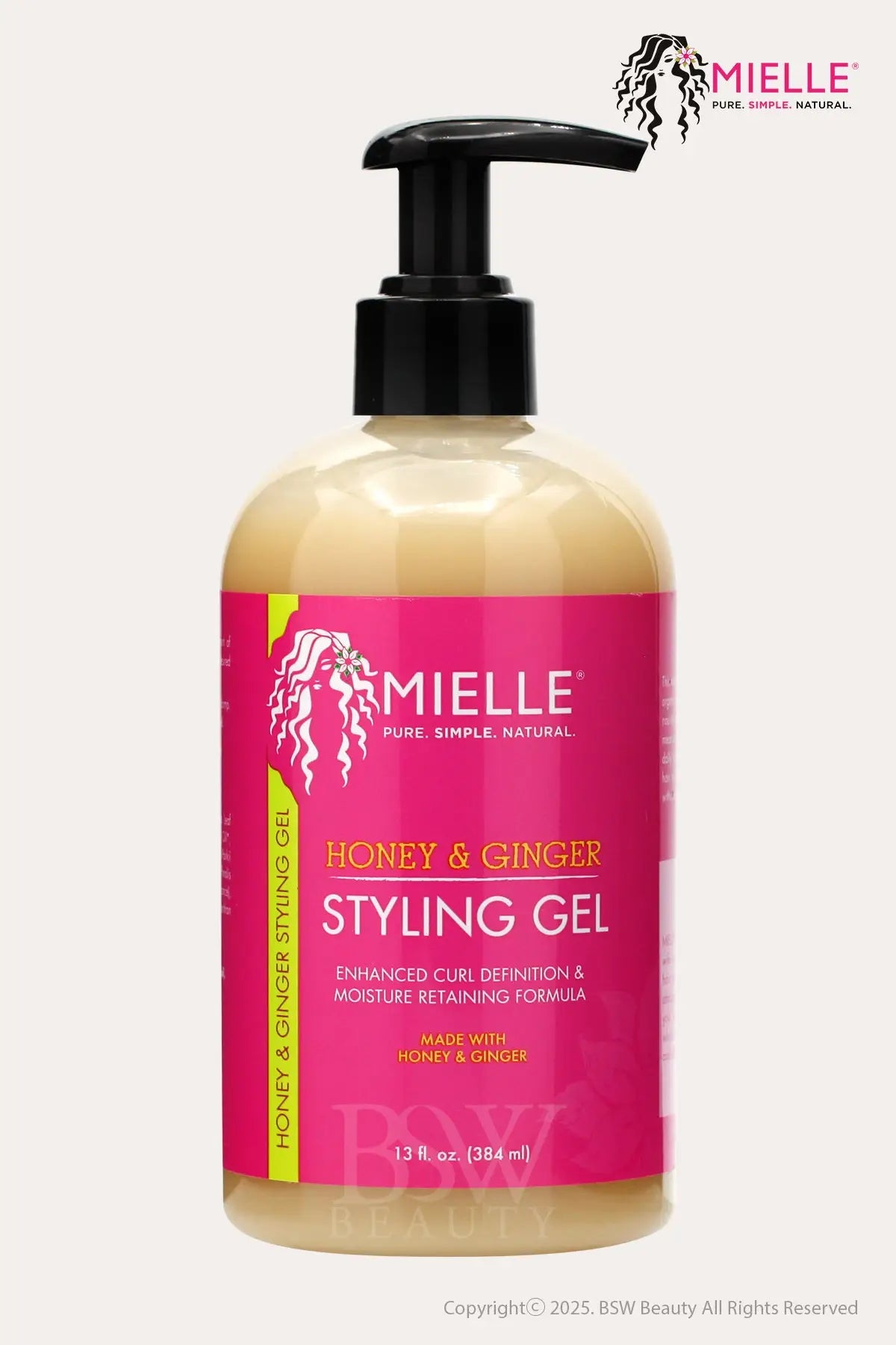 MIELLE ORGANICS HONEY & GINGER STYLING GEL 13oz - BSW BEAUTY CANADA