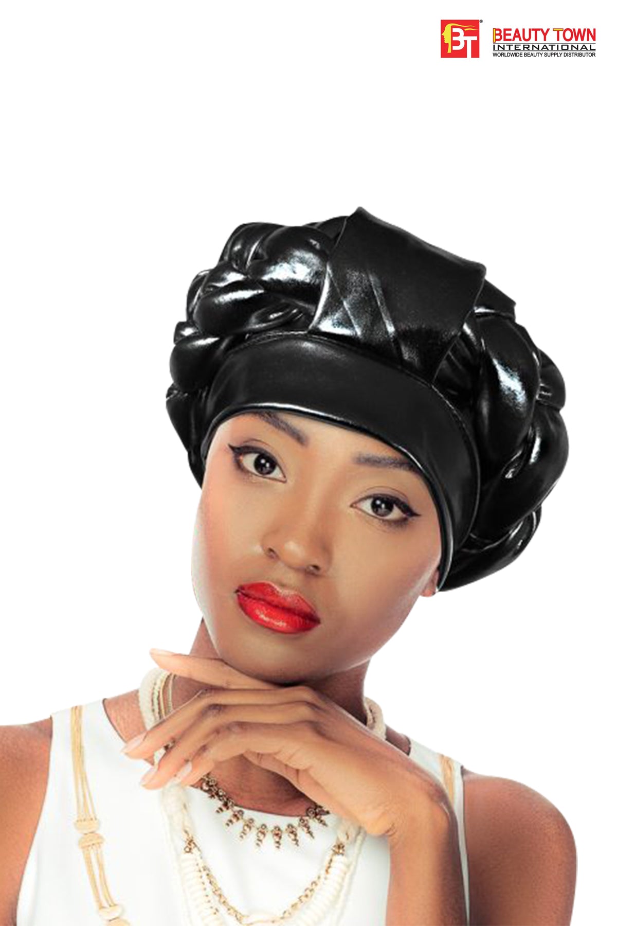 BEAUTY TOWN SATIN ASO OKE AUTO GELE HEADTIE - BSW BEAUTY CANADA